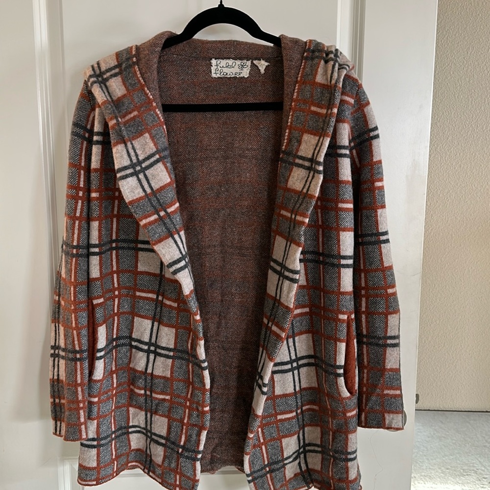 Anthropologie Field Flower Cardigan